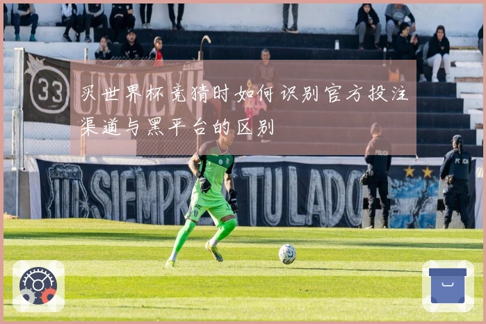 买世界杯竞猜时如何识别官方投注渠道与黑平台的区别